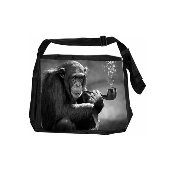 Security Guard Monkey Gorilla Casual Backpack Unisex Rucksack Durable Travel Daypack Laptop Bag 